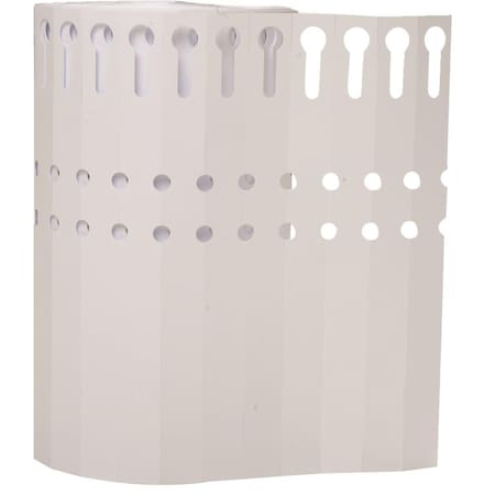 Dp Industries Vinyl, 2.06 Dia., White, 1000 PK TT758M